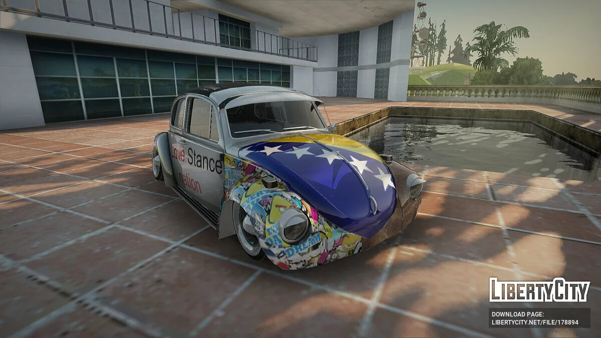 Volkswagen Beetle Bosnia Stance Nation / GTA San Andreas
