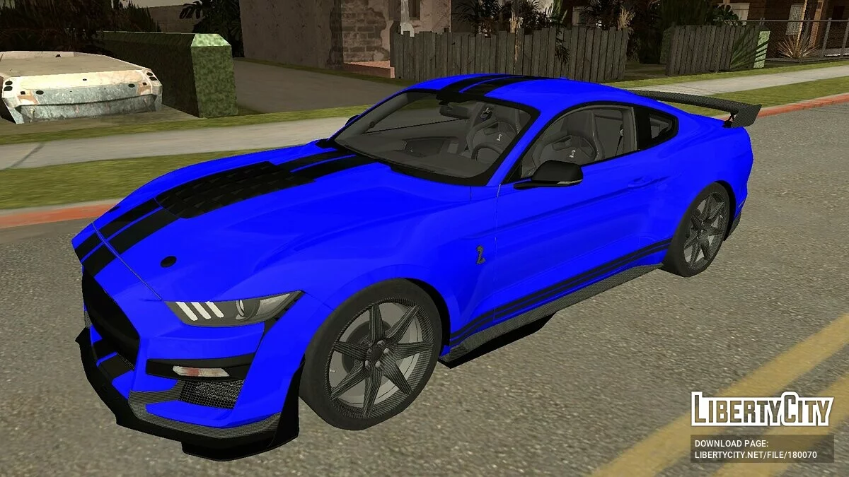 Ford Mustang Shelby GT500 2020 / GTA San Andreas (iOS, Android)