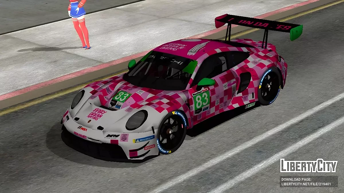 Porsche 911 (992.1) GT3R IRON DAMES #83 + PC / GTA San Andreas (iOS, Android)