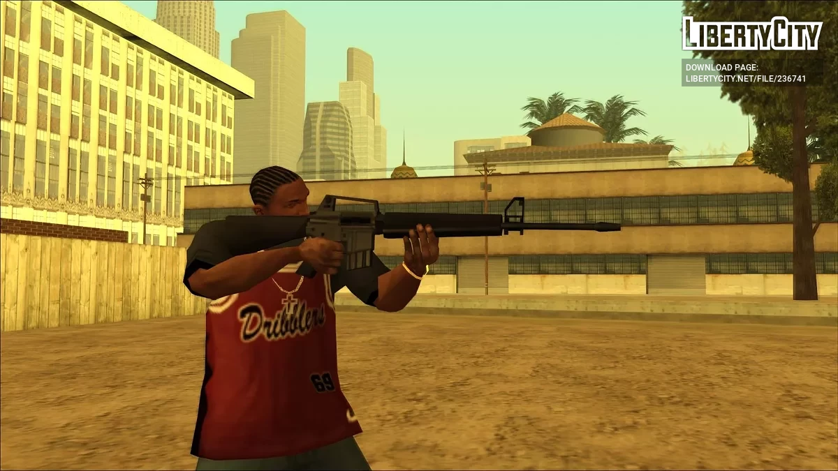 Улучшенная M16 из Vice City Stories / GTA San Andreas